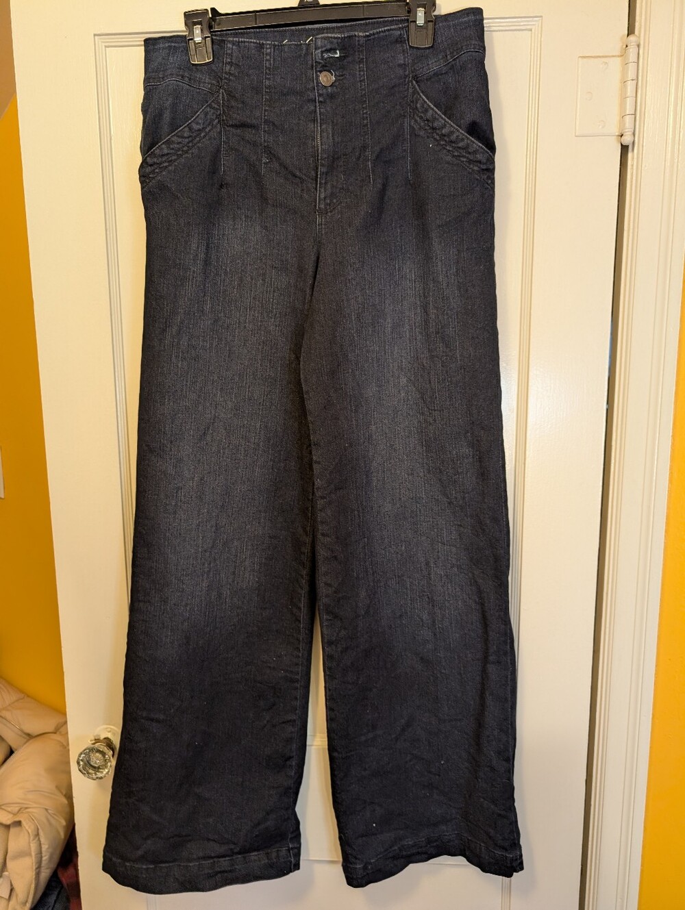 Gloria Vanderbilt Dark Blue Wide Leg Jeans
